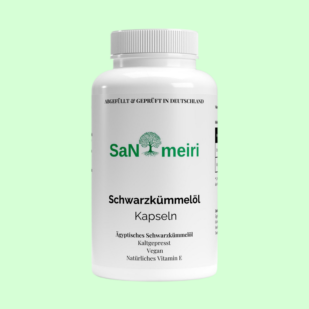 Ägyptisches Schwarzkümmelöl - 240 vegane Softgels